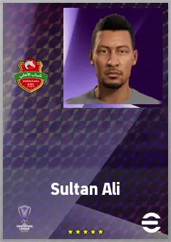 Sultan Ali eFootball 2026 player card, 63 OVR CMF
