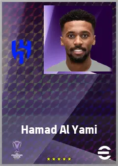 Hamad Al Yami eFootball 2026 player card, 67 OVR RB