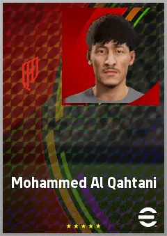 Mohammed Al Qahtani eFootball 2026 player card, 67 OVR RWF