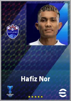 Hafiz Nor eFootball 2026 player card, 66 OVR RB