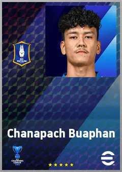 Chanapach Buaphan eFootball 2026 player card, 63 OVR CB