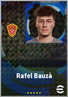 Rafel Bauzà eFootball 2026 player card, 67 OVR CMF
