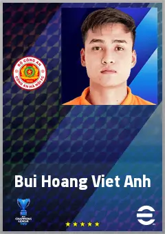 Bui Hoang Viet Anh eFootball 2026 player card, 67 OVR CB