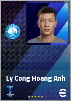 Ly Cong Hoang Anh eFootball 2026 player card, 66 OVR CMF