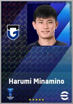 Minamino Harumi eFootball 2026 player card, 67 OVR CF
