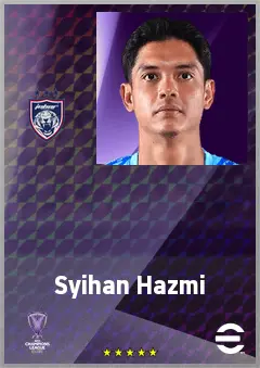 Syihan Hazmi eFootball 2026 player card, 70 OVR GK