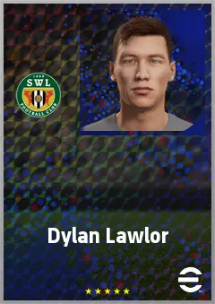 Dylan Lawlor eFootball 2026 player card, 68 OVR CB