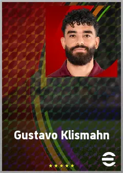 Gustavo Klismahn eFootball 2026 player card, 70 OVR CMF