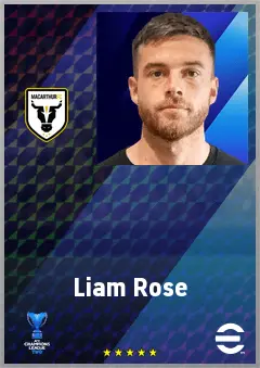 Liam Rose eFootball 2026 player card, 69 OVR DMF