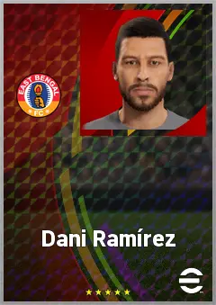 Dani Ramírez eFootball 2026 player card, 69 OVR AMF