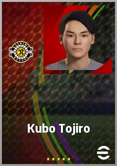 Kubo Tojiro eFootball 2026 player card, 69 OVR RMF