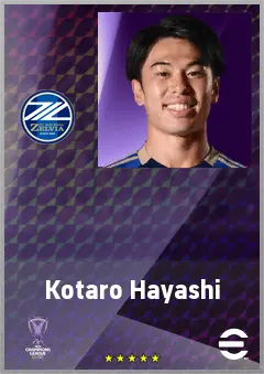 Hayashi Kotaro eFootball 2026 player card, 69 OVR LB