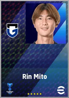 Mito Rin eFootball 2026 player card, 66 OVR CMF