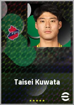 Kuwata Taisei eFootball 2026 player card, 61 OVR CB
