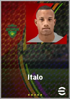 Italo eFootball 2026 player card, 68 OVR LWF