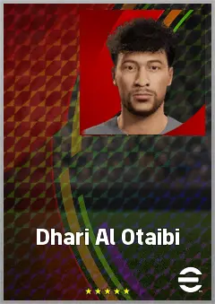 Dhari Al Otaibi eFootball 2026 player card, 64 OVR GK