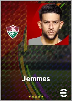 Jemmes eFootball 2026 player card, 74 OVR CB