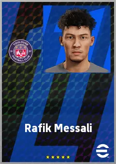 Rafik Messali eFootball 2026 player card, 66 OVR RMF