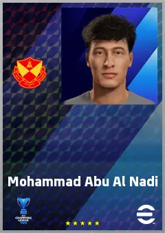Mohammad Abu Al Nadi eFootball 2026 player card, 67 OVR CB
