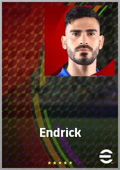 Endrick eFootball 2026 player card, 69 OVR AMF
