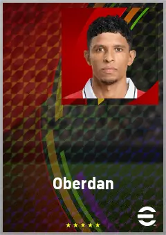 Oberdan eFootball 2026 player card, 71 OVR DMF