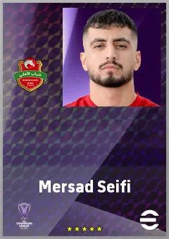 Mersad Seifi eFootball 2026 player card, 66 OVR LB