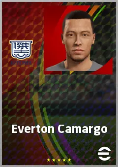 Everton Camargo eFootball 2026 player card, 71 OVR RWF