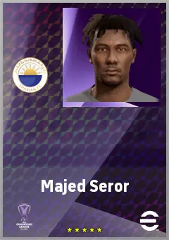 Majed Seror eFootball 2026 player card, 63 OVR DMF