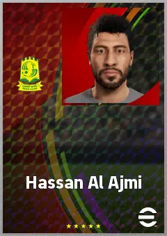 Hassan Al Ajmi eFootball 2026 player card, 64 OVR RB