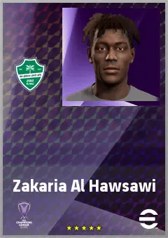 Zakaria Al Hawsawi eFootball 2026 player card, 65 OVR LB