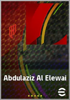 Abdulaziz Al Elewai eFootball 2026 player card, 65 OVR LWF