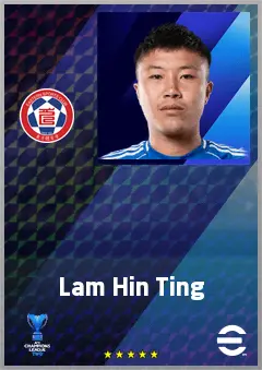 Lam Hin Ting eFootball 2026 player card, 67 OVR DMF
