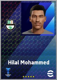 Hilal Mohammed eFootball 2026 player card, 70 OVR LB