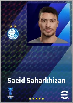 Saeid Saharkhizan eFootball 2026 player card, 69 OVR CF