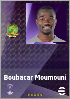 Boubacar Moumouni eFootball 2026 player card, 66 OVR DMF