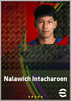 Nalawich Intacharoen eFootball 2026 player card, 62 OVR GK
