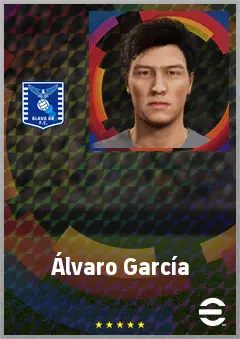 Álvaro García eFootball 2026 player card, 64 OVR CB