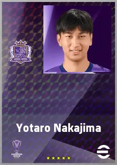 Nakajima Yotaro eFootball 2026 player card, 64 OVR CMF