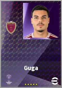 Guga eFootball 2026 player card, 69 OVR RB