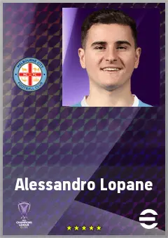Alessandro Lopane eFootball 2026 player card, 68 OVR AMF