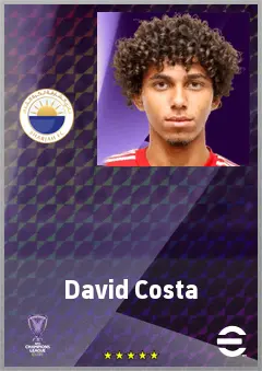 David Costa eFootball 2026 player card, 61 OVR CB