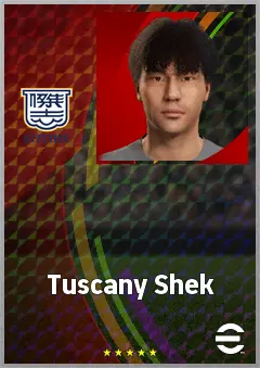 Tuscany Shek eFootball 2026 player card, 61 OVR GK