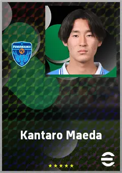 Maeda Kantaro eFootball 2026 player card, 61 OVR CF