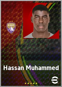 Hassan Muhammed eFootball 2026 player card, 62 OVR GK