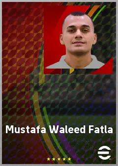 Mustafa Waleed Fatla eFootball 2026 player card, 63 OVR LB