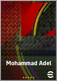 Mohammad Adel eFootball 2026 player card, 61 OVR CMF