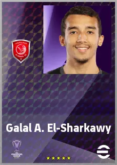 Galal A. El-Sharkawy eFootball 2026 player card, 62 OVR GK