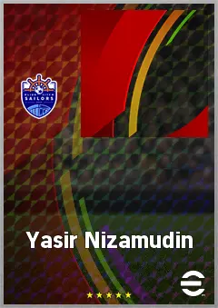 Yasir Nizamudin eFootball 2026 player card, 60 OVR DMF