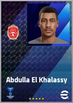 Abdulla El Khalassy eFootball 2026 player card, 64 OVR LB