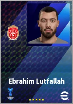 Ebrahim Lutfallah eFootball 2026 player card, 67 OVR GK